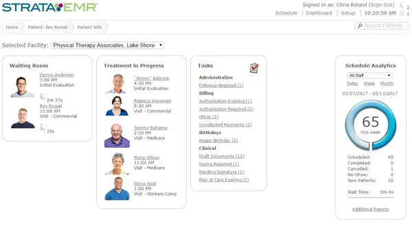 StrataPT EMR Software EHR and Practice Management Software