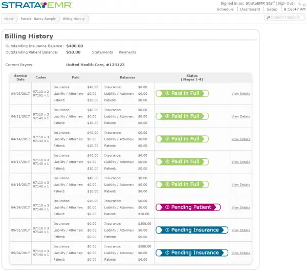 StrataPT EMR Software EHR and Practice Management Software