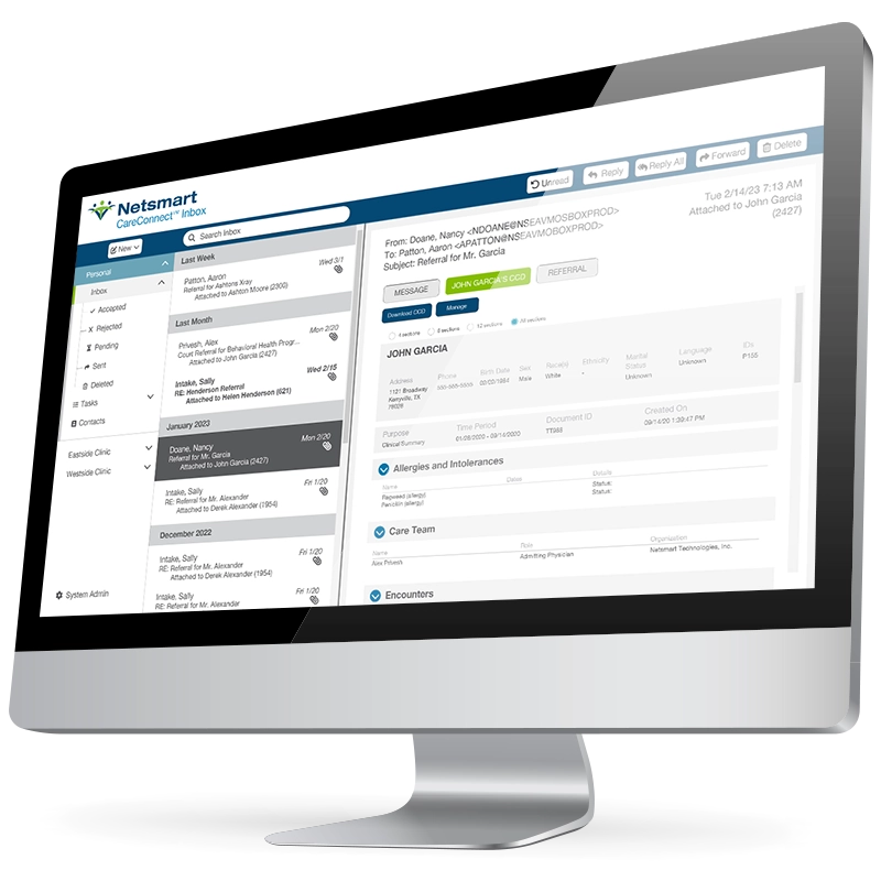 Netsmart EHR Software EHR and Practice Management Software