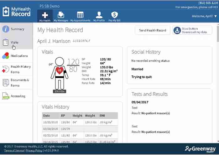 Greenway Patient Portal