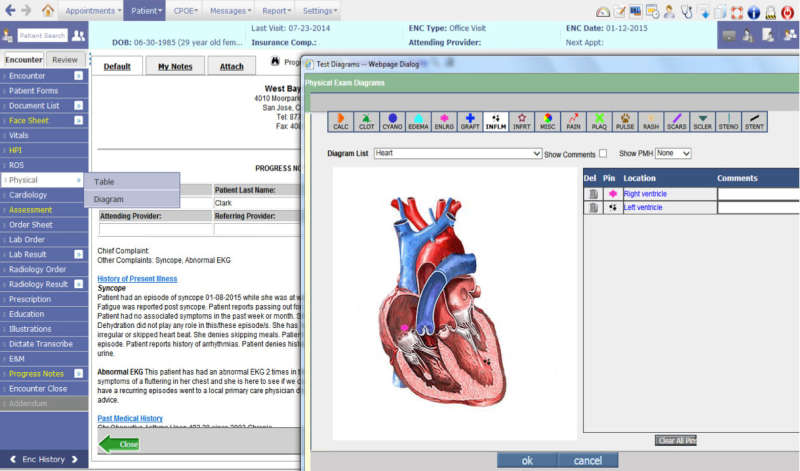 prognocis cardiology EHR Software and patient portal