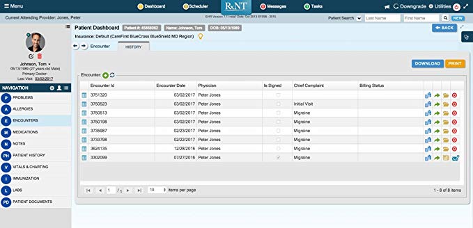 rxnt dentistry EHR Software and patient portal