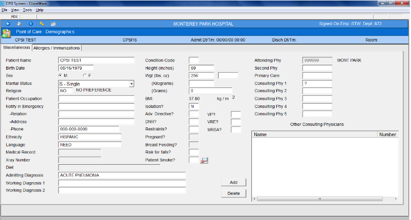 CPSI EHR Software EHR and Practice Management Software