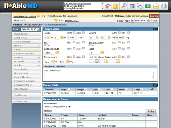 nAbleMD EHR Software EHR and Practice Management Software