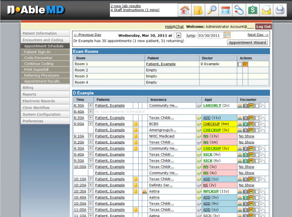 nAbleMD EHR Software EHR and Practice Management Software