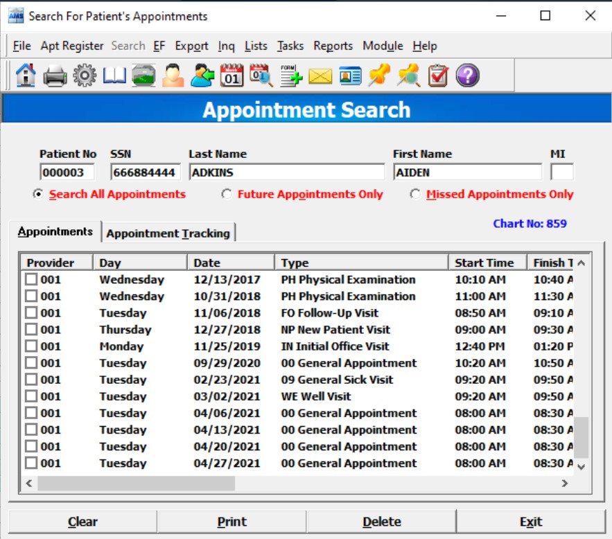 American Medical Software® EHR and Practice Management Software