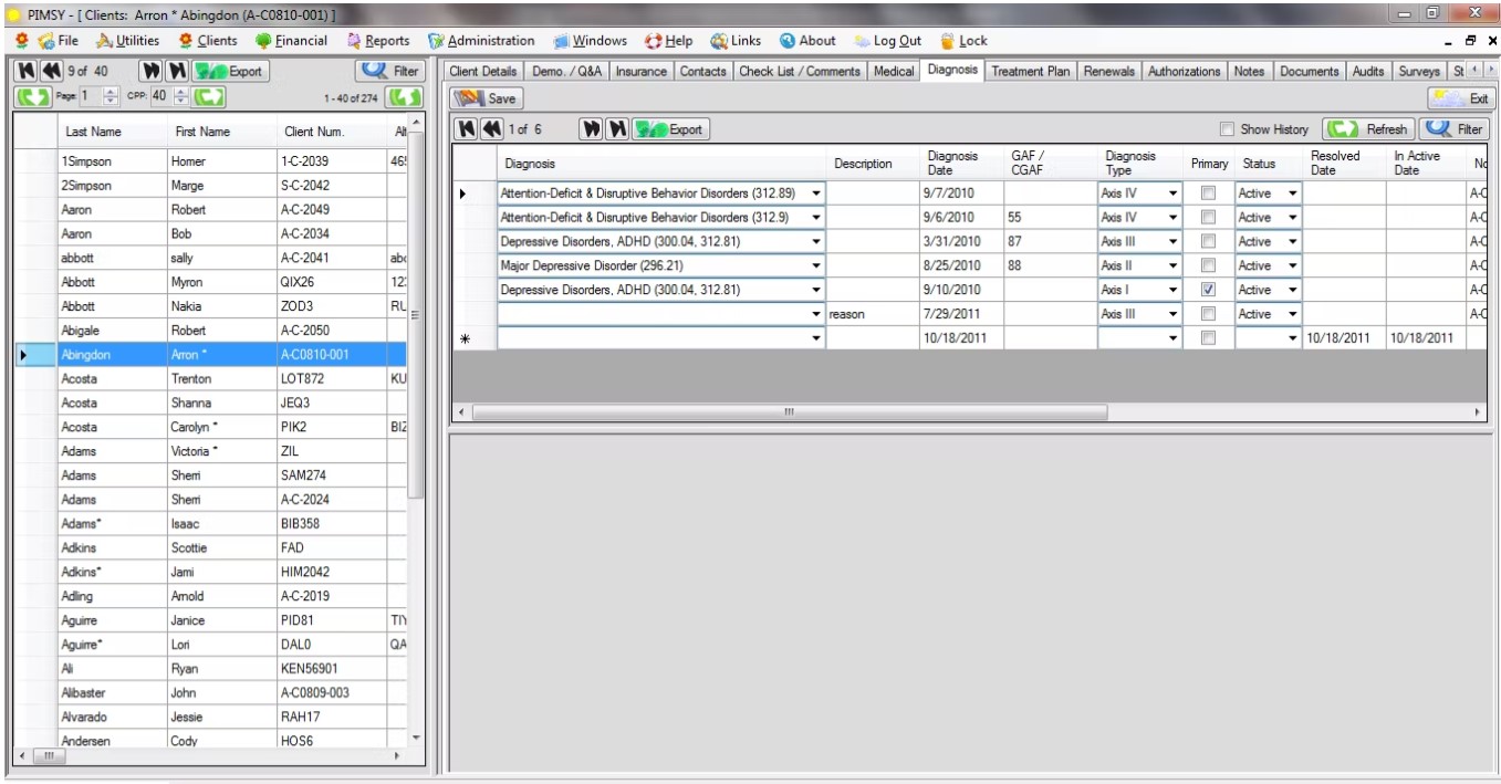 PIMSY EHR Software EHR and Practice Management Software