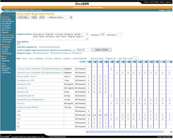 OncoEMR Software EHR and Practice Management Software