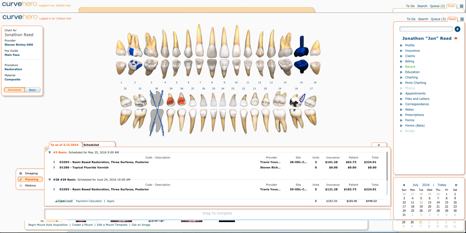 Curve Dental EHR Software EHR and Practice Management Software