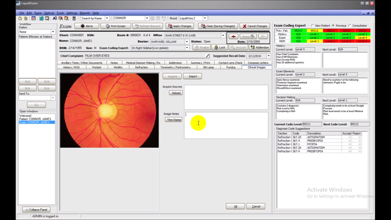 Ehr Charting Systems