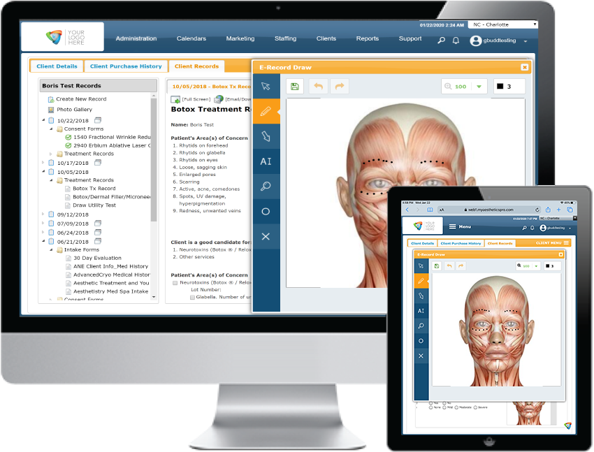 AestheticsPro Online EHR Software EHR and Practice Management Software