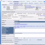 EHR 24/7 software clinical documentation and history view screenshot.