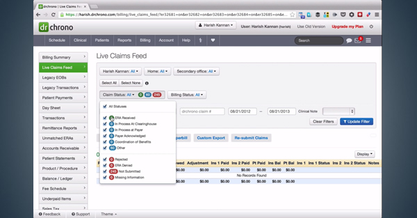 DrChrono Medical Billing Software EHR and Practice Management Software