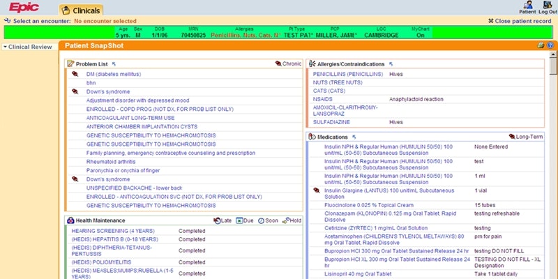 EpicCare Ambulatory EMR Software  Free Demo, Reviews & Pricing