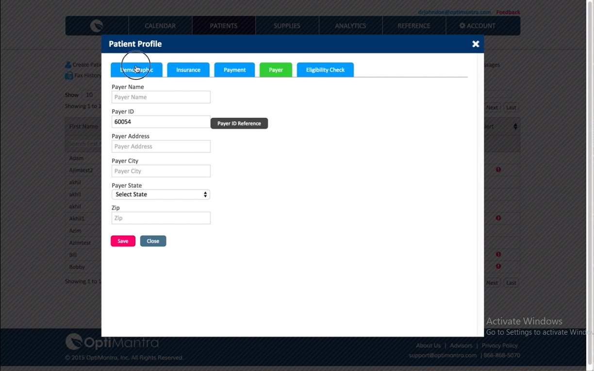 OptiMantra EMR Software EHR and Practice Management Software