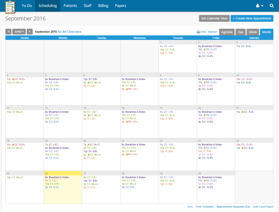 TherapyNotes EMR Software EHR and Practice Management Software