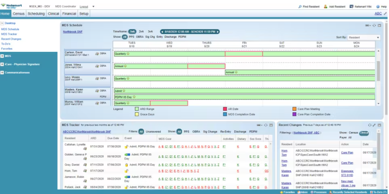 Netsmart myUnity Home Health & Hospice Software EHR and Practice Management Software