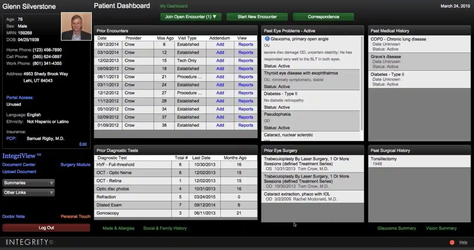 Integrity EMR for Eyes EHR and Practice Management Software