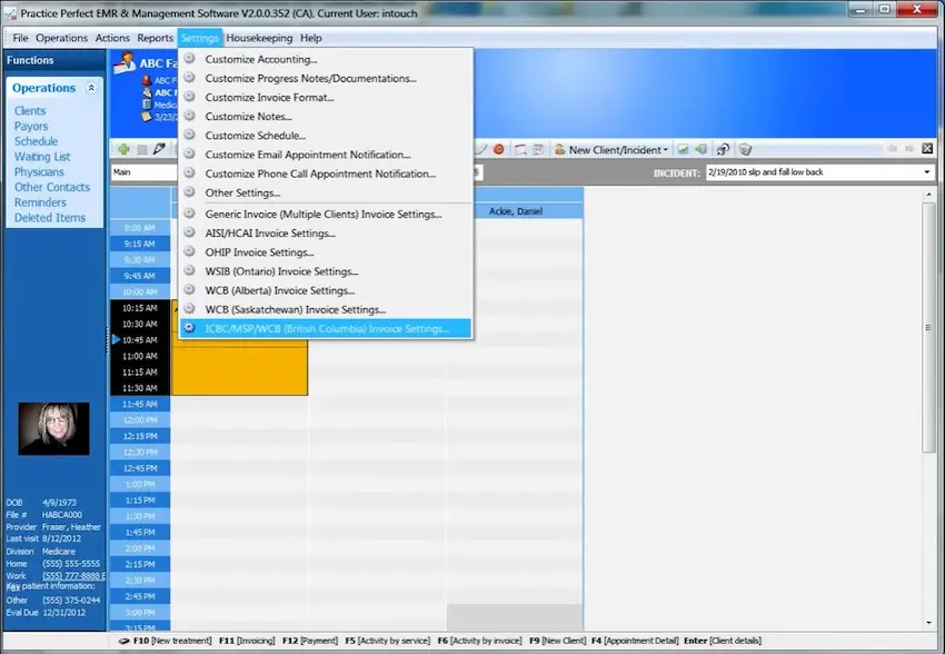 Practice Perfect EMR Software EHR and Practice Management Software