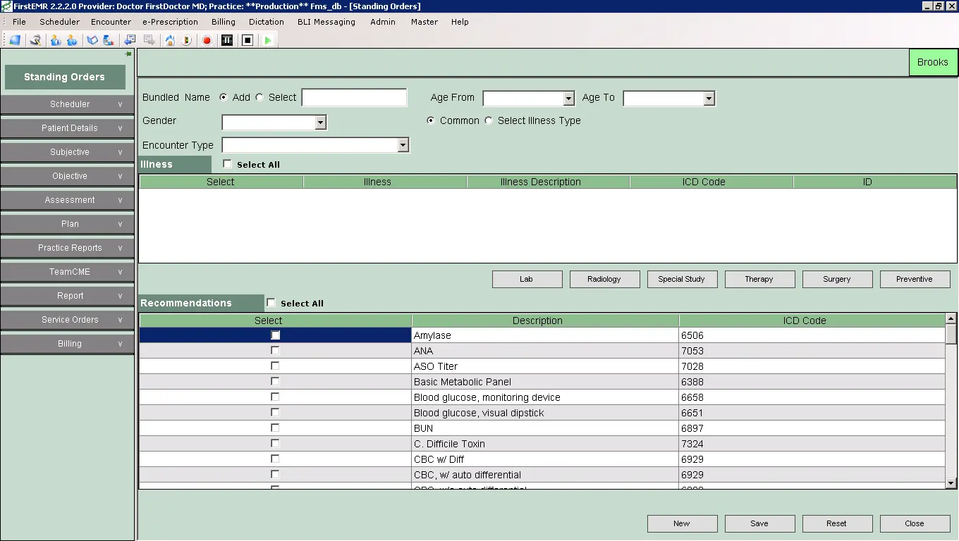 FirstEMR Software EHR and Practice Management Software