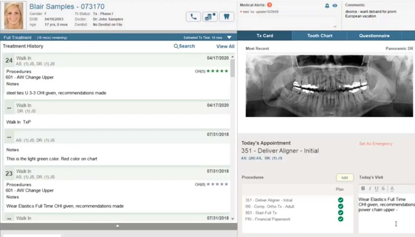 Carestream Dental EMR Software EHR and Practice Management Software