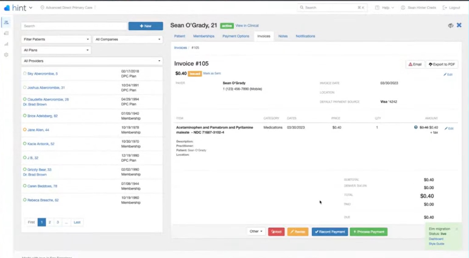 Hint Health EMR Software Solution EHR and Practice Management Software