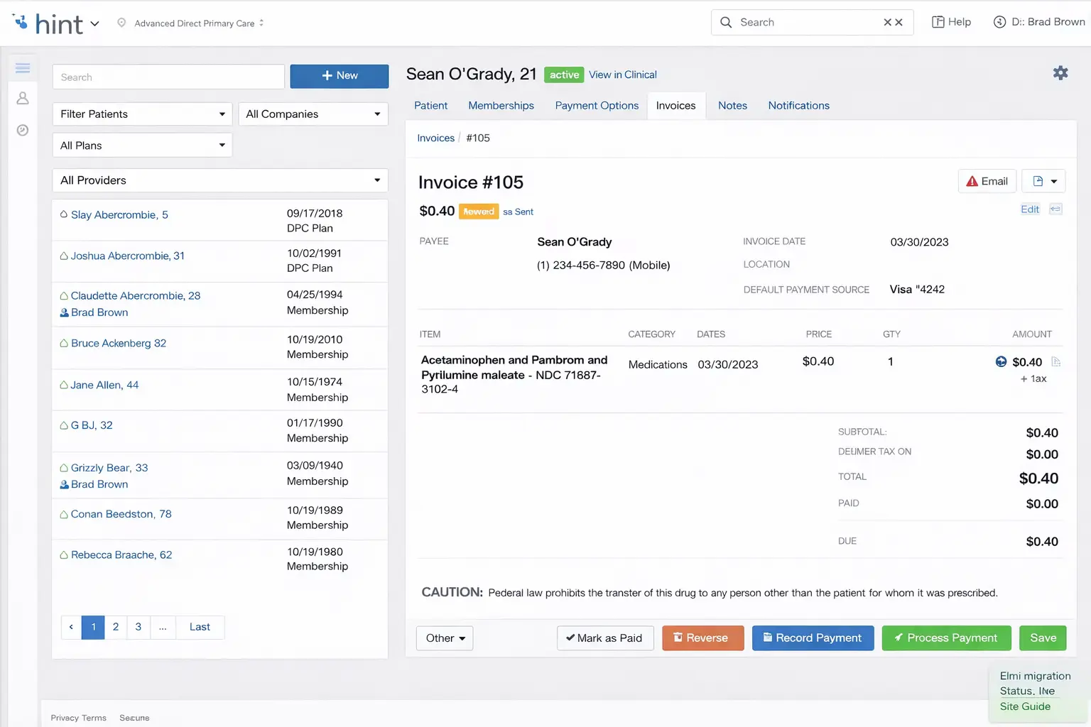 Hint Health EMR Software Solution EHR and Practice Management Software