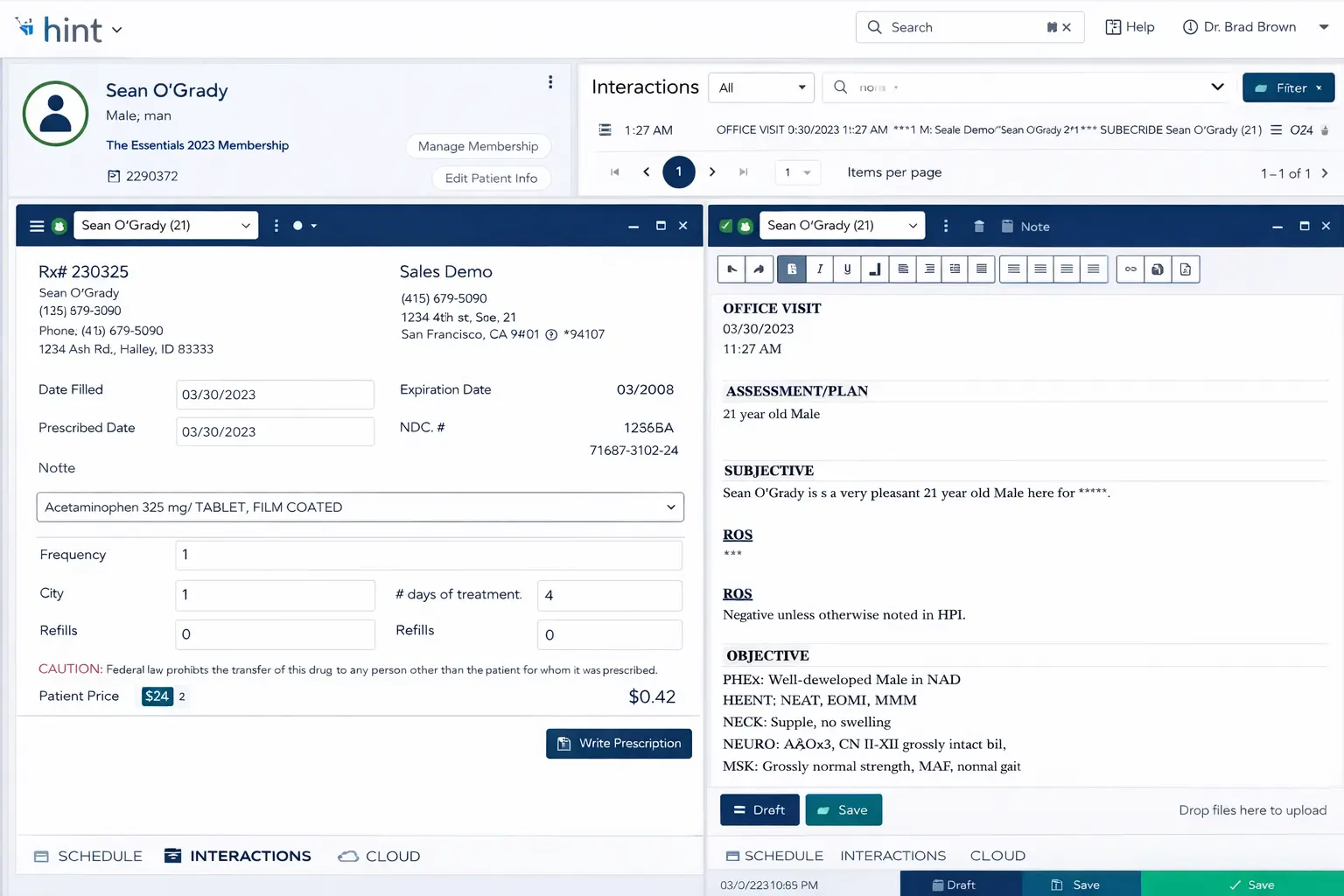 Hint Health EMR Software Solution EHR and Practice Management Software
