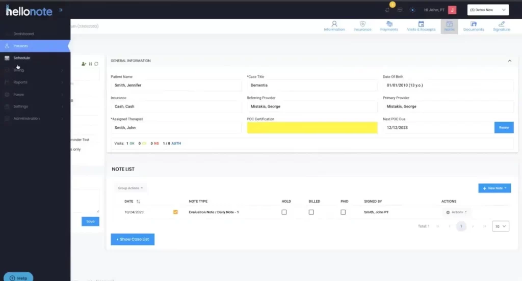 HelloNote-EMR-Software-patient-information