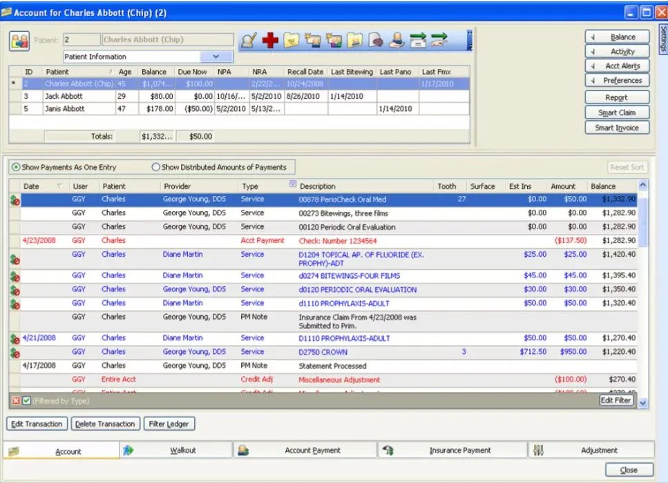 Eaglesoft Dental Practice Management Software EHR and Practice Management Software