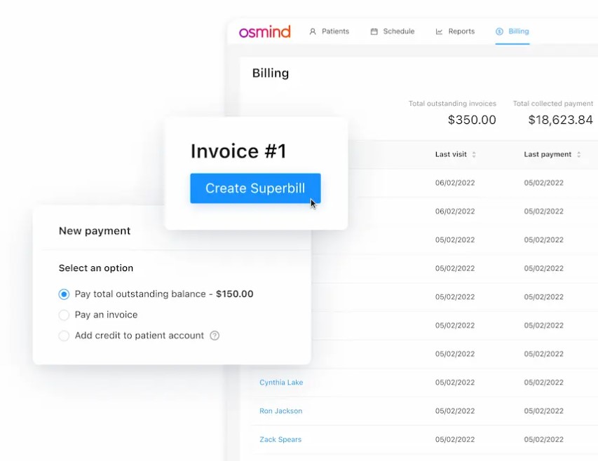 Osmind EMR Software EHR and Practice Management Software