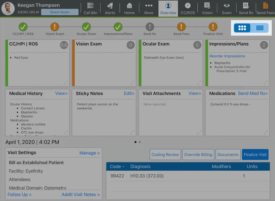 Eyefinity EHR Software EHR and Practice Management Software