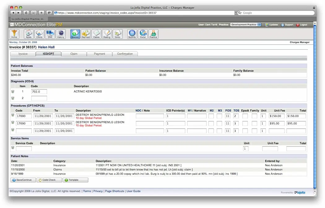 MDConnection PM Software EHR and Practice Management Software
