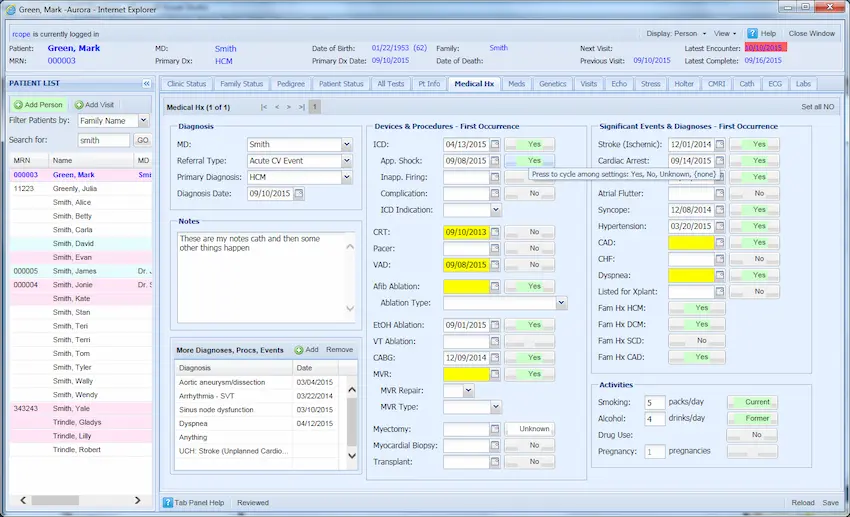 Aurora Clinical EMR Software EHR and Practice Management Software