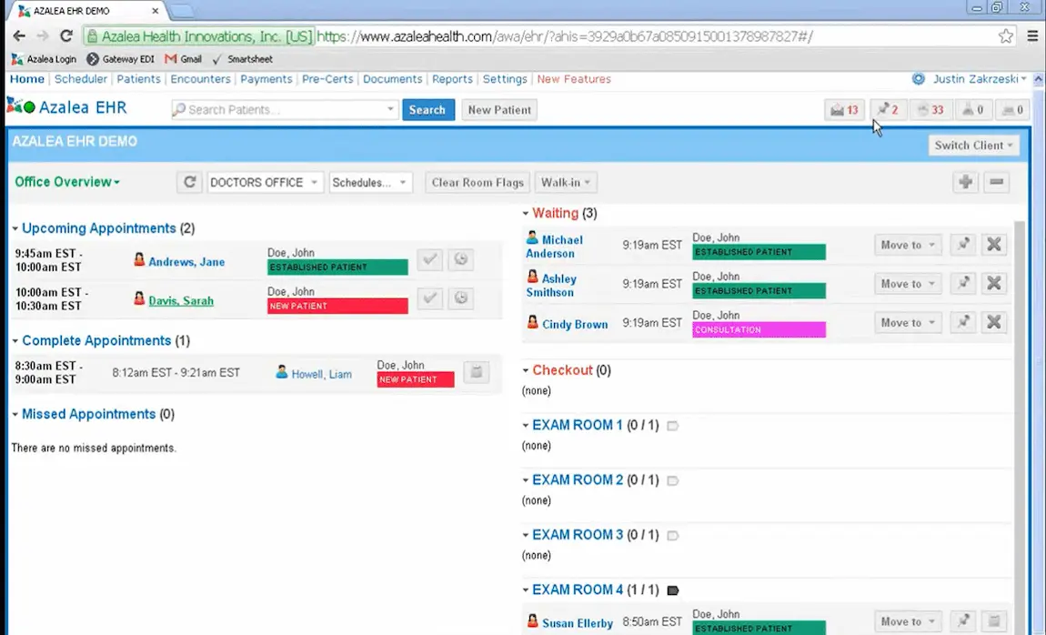 Azalea Health EHR Software EHR and Practice Management Software