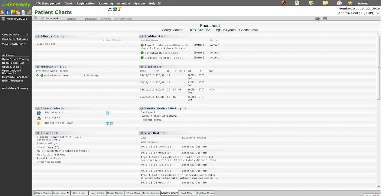 Greenway PrimeSUITE EHR Software EHR and Practice Management Software
