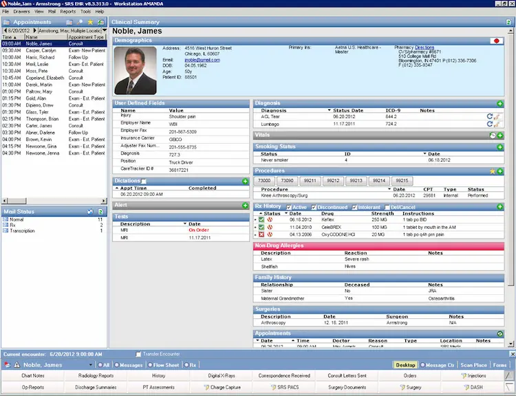 SRSsoft EHR Software EHR and Practice Management Software