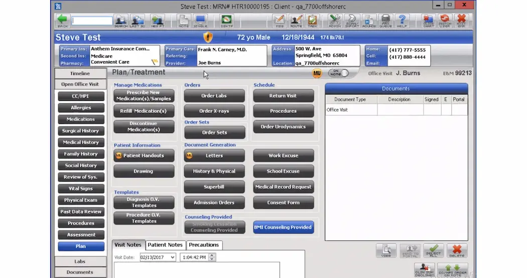 UroChart EHR Software By IntrinsiQ EHR and Practice Management Software