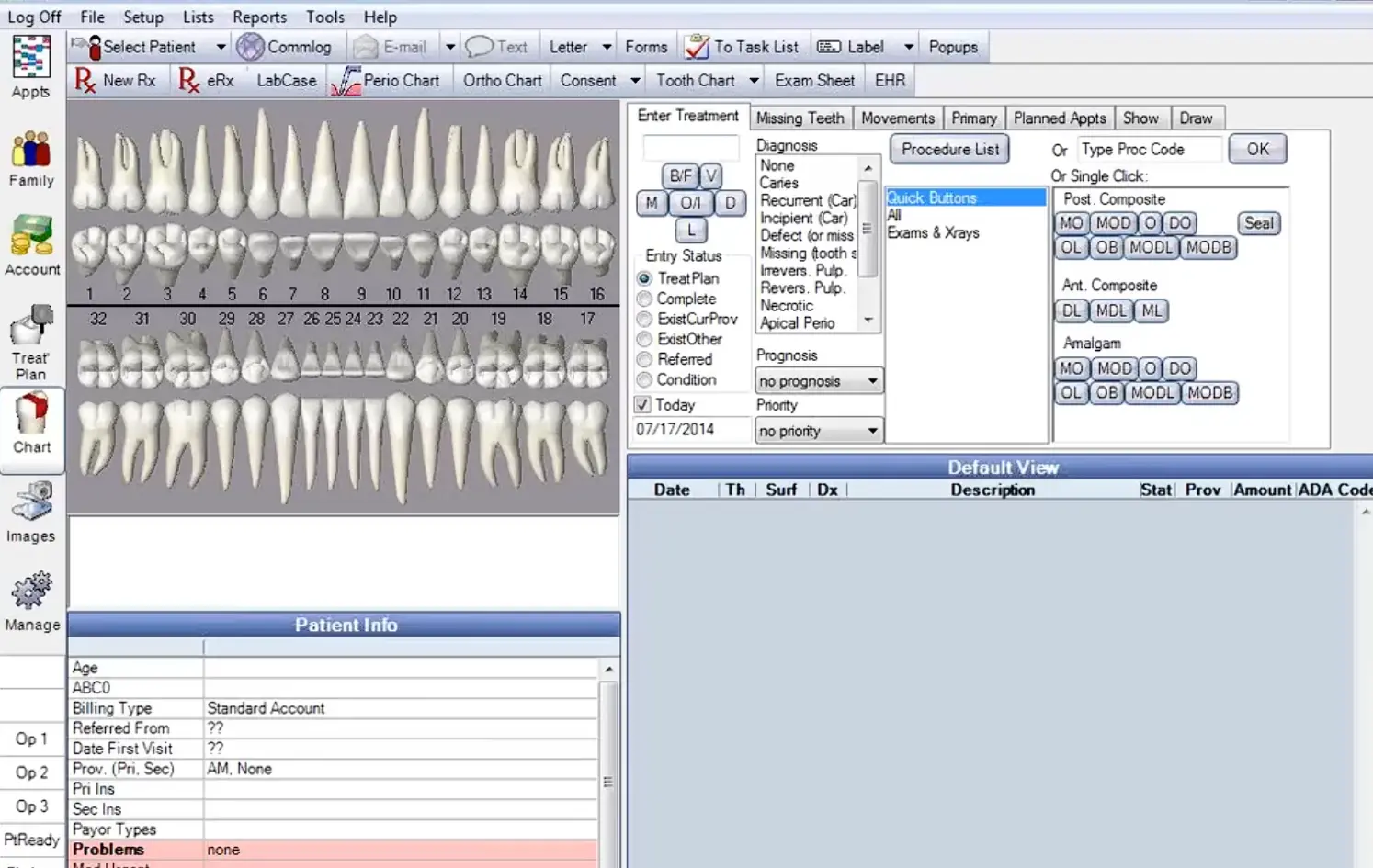 Open dental dentistry EHR Software
