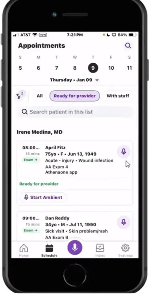 athenaOne EMR Software—Mobile EMR Software Demo